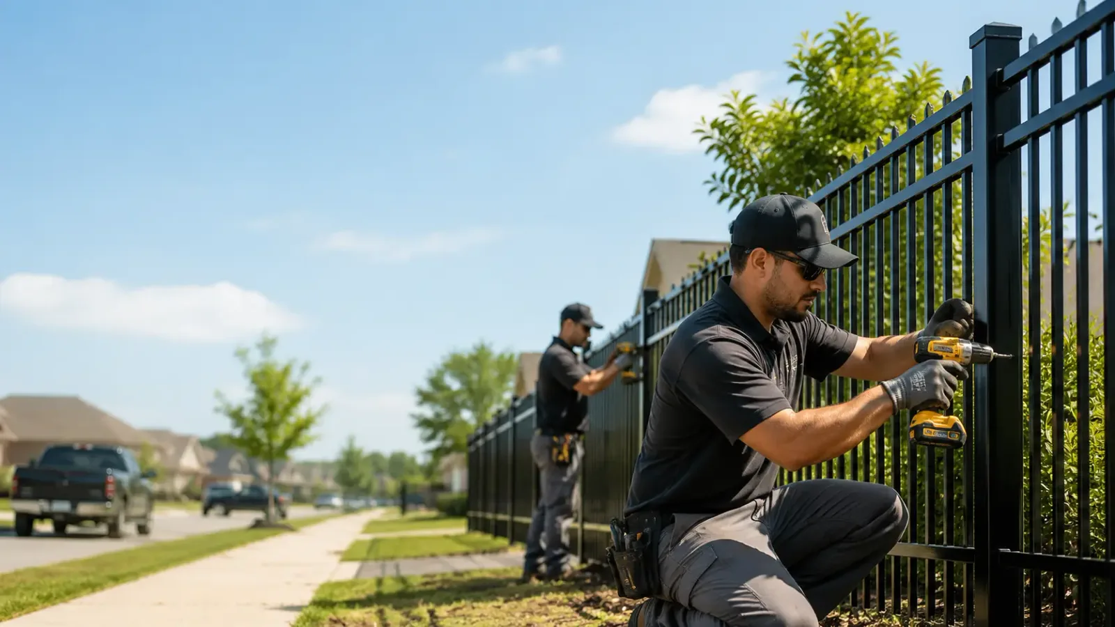 Metal Fence Installation in Farnsworth, TX
